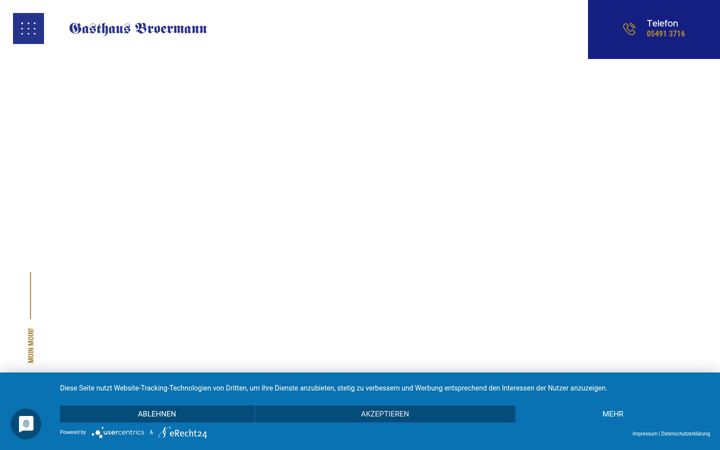 Screenshot of gasthausbroermann.de