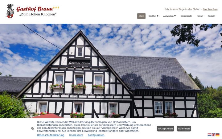 Screenshot of gasthof-braun.de