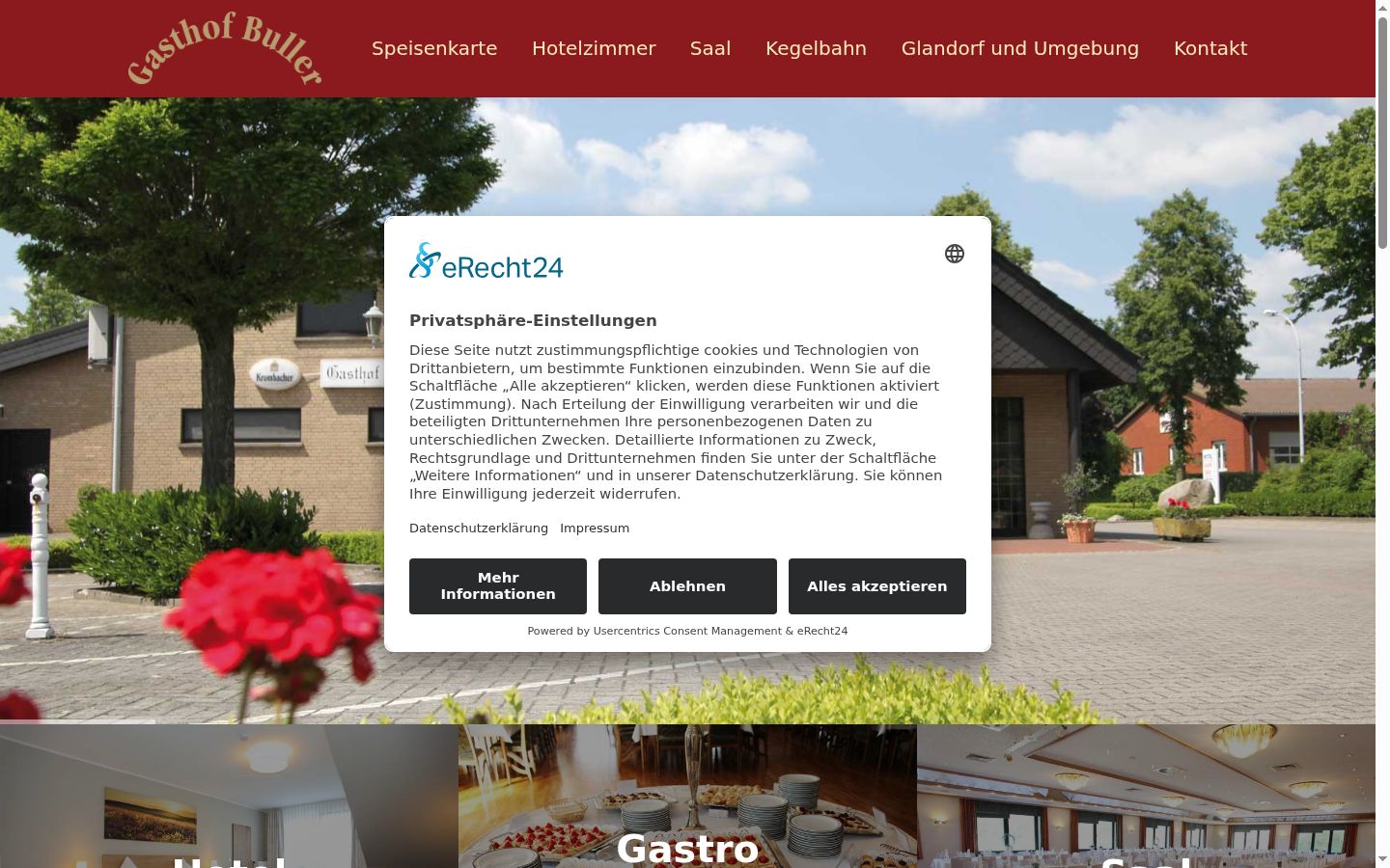 Zrzut ekranu banera zgody wyświetlanego przed jakąkolwiek interakcją