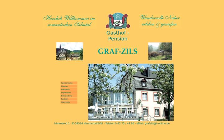 Screenshot of gasthof-graf-zils.de