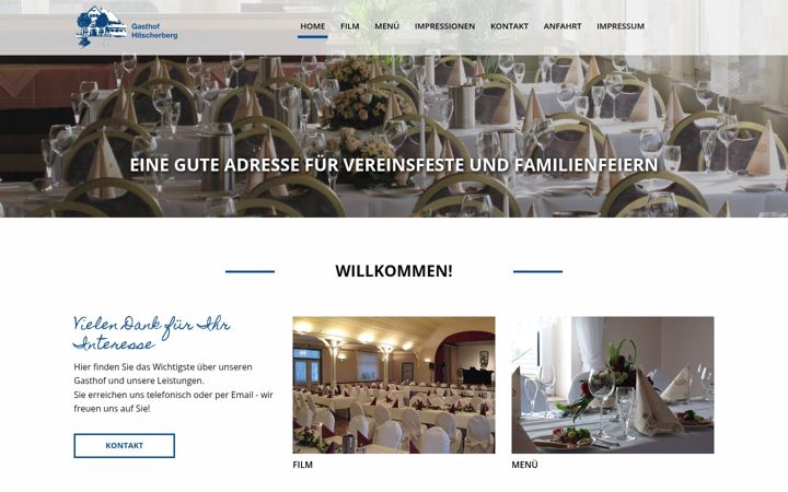 Screenshot of gasthof-hitscherberg.de