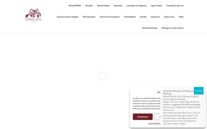 Screenshot of gasthof-hotel-zum-aelblerstueble.de