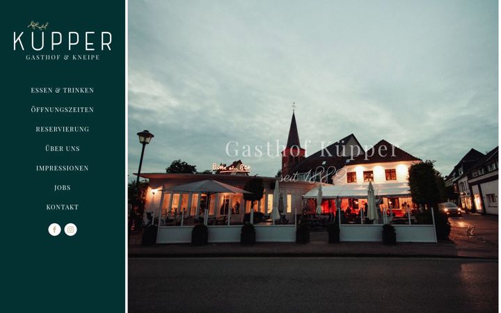 Screenshot of gasthof-kuepper.de