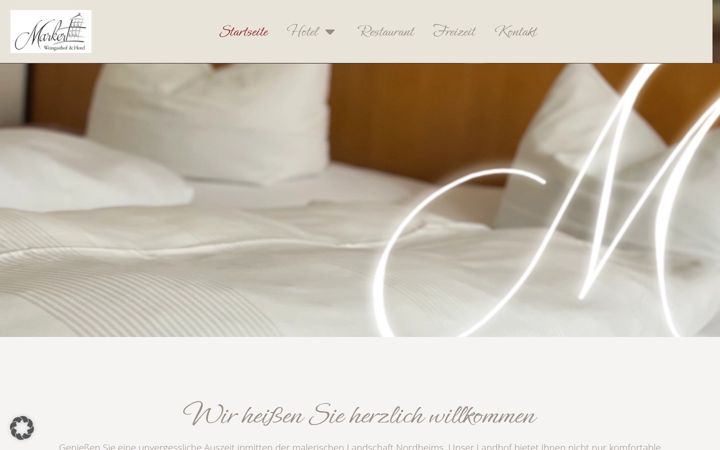 Screenshot of gasthof-markert.de
