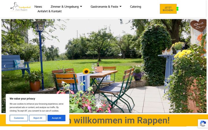 Screenshot of gasthof-rappen.de