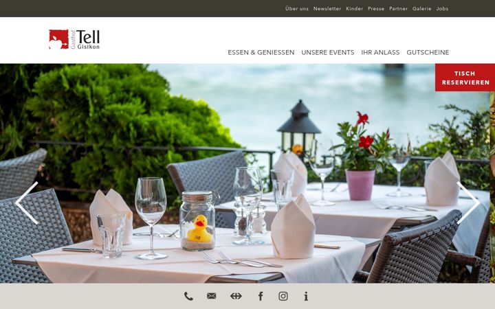 Screenshot of gasthof-tell.ch