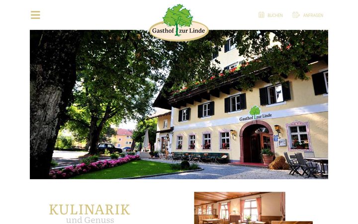 Screenshot of gasthof-zur-linde.eu