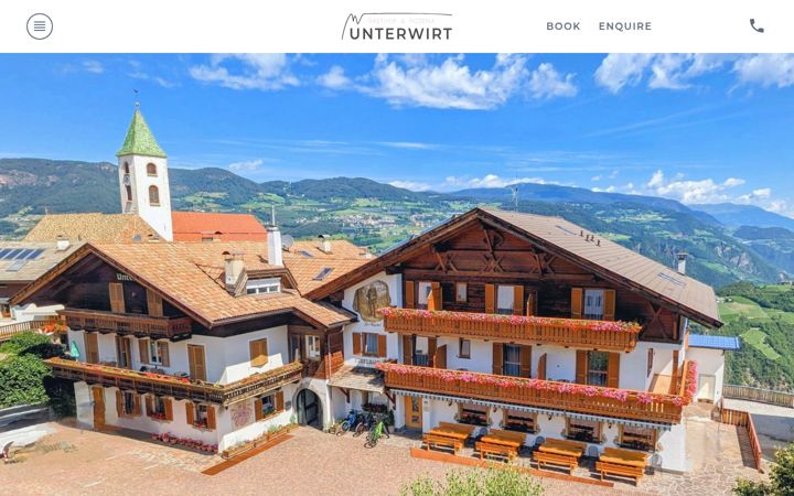 Screenshot of gasthofunterwirt.com