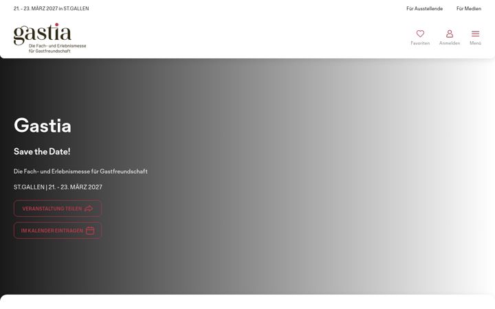 Screenshot of gastia.ch