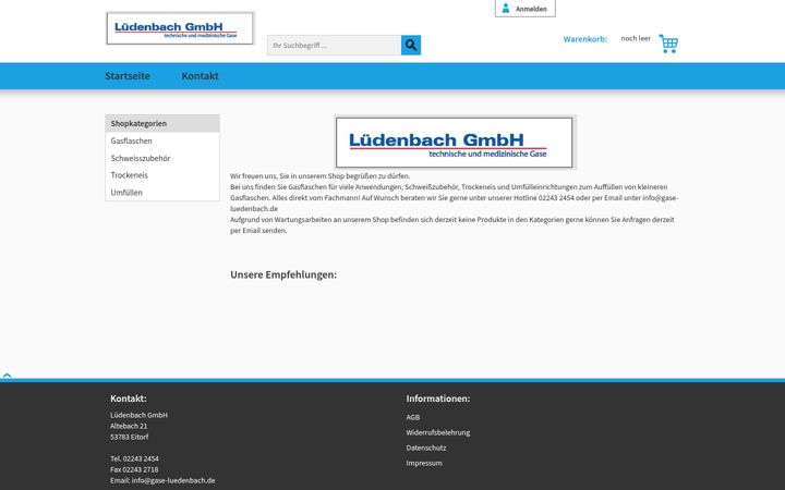 Screenshot of gasticker.de