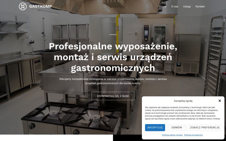 Screenshot of gastkomp.pl