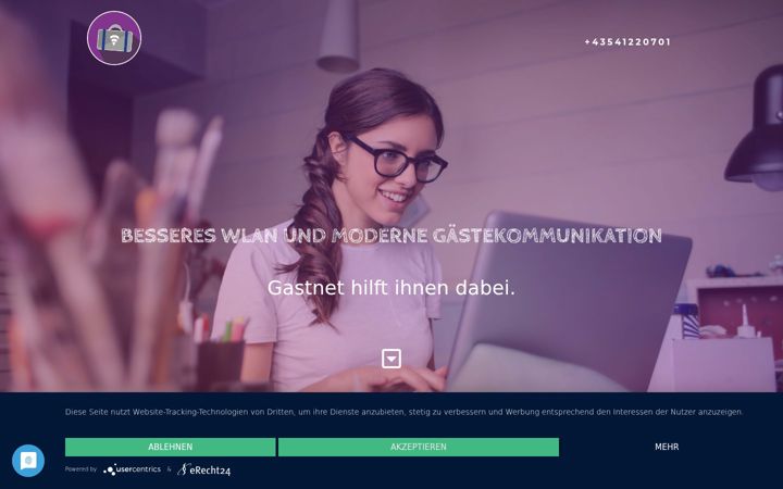 Screenshot of gastnet.at