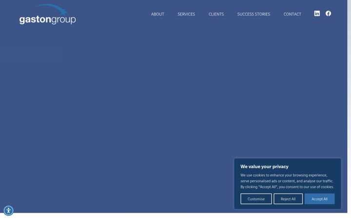 Screenshot of gastongroup.com