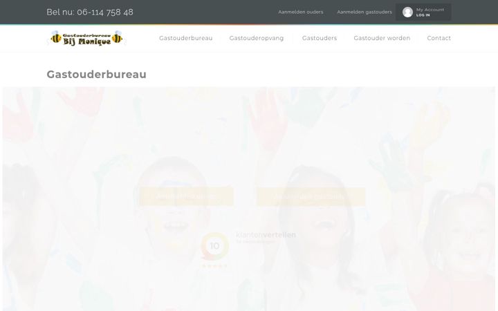 Screenshot of gastouderbureaubijmonique.nl