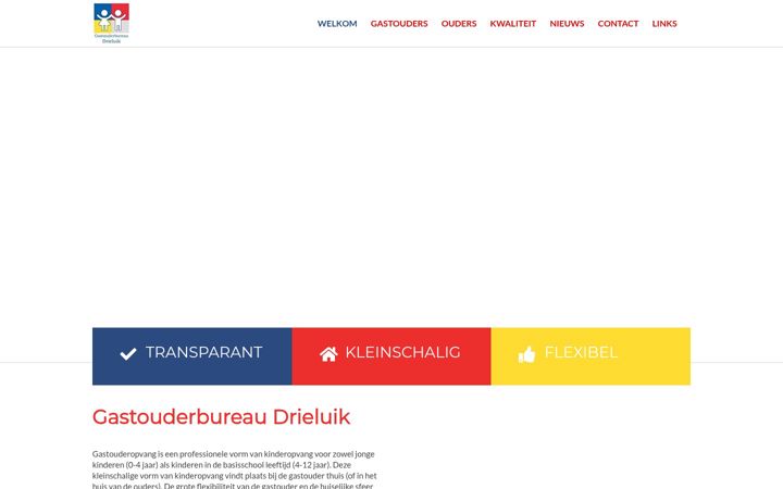Screenshot of gastouderbureaudrieluik.nl