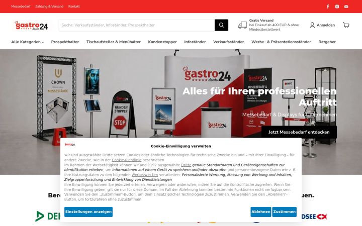 Képernyőkép: gastro-deals24.de