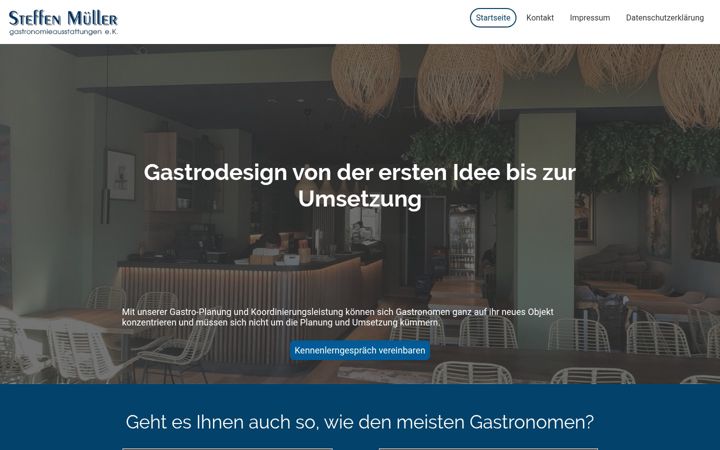 Screenshot of gastro-design-dresden.de