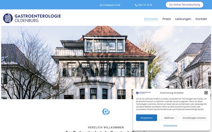 Screenshot of gastro-ol.de