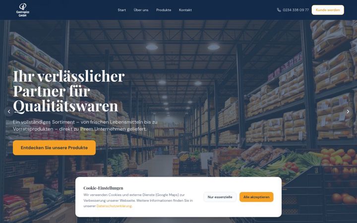 Screenshot of gastro-pizz.de
