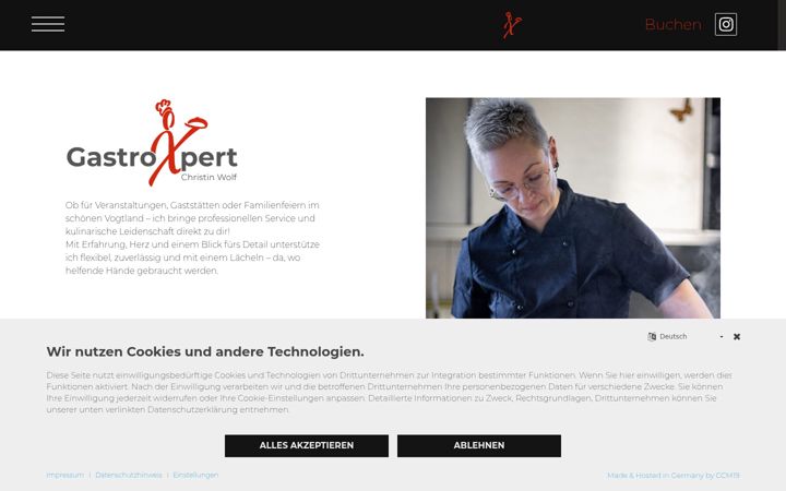 Screenshot of gastro-xpert.com