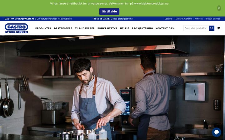 Screenshot of gastro.no