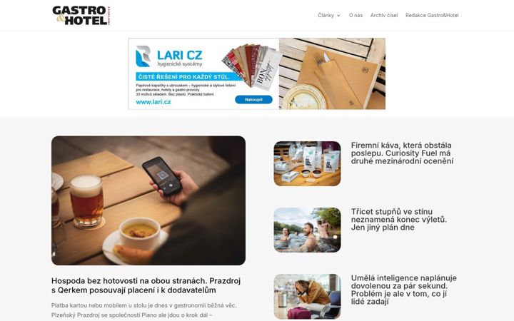 Screenshot of gastroahotel.cz