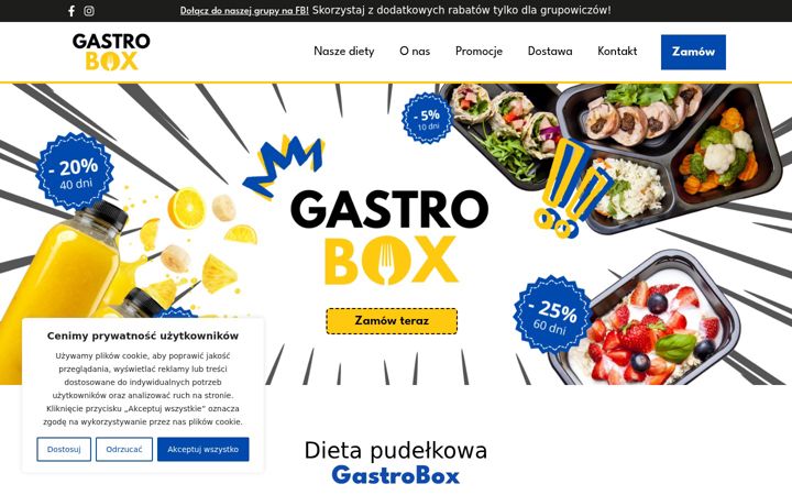 Screenshot of gastrobox.pl