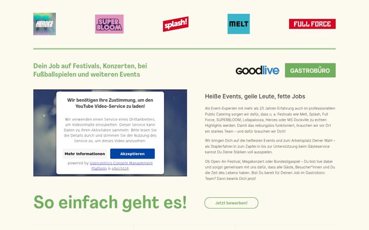 Screenshot of gastrobuero-jobs.de