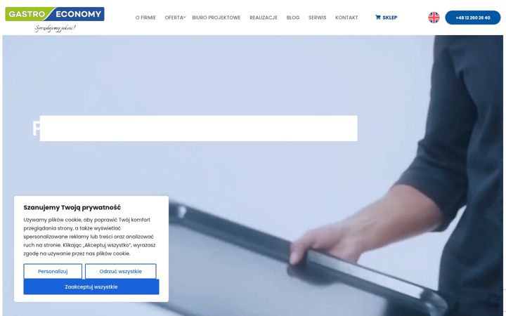 Screenshot of gastroeconomy.pl