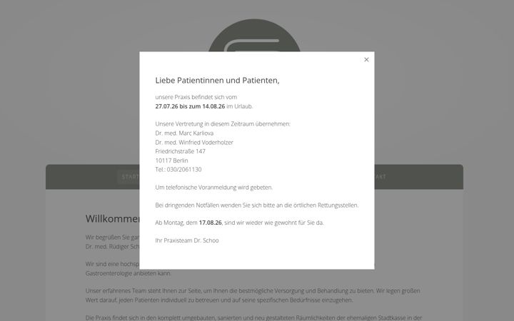 Screenshot of gastroenterologie-bernau.de