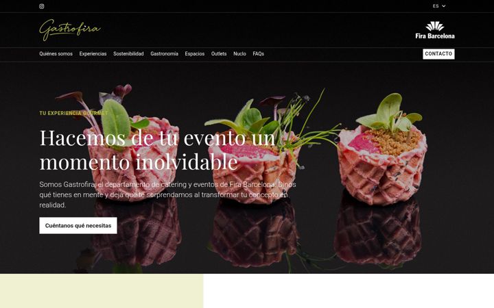 Screenshot of gastrofira.com
