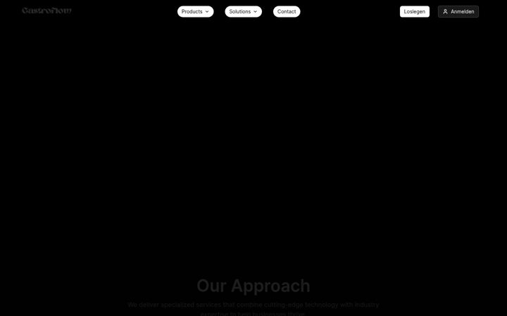 Screenshot of gastroflow.com