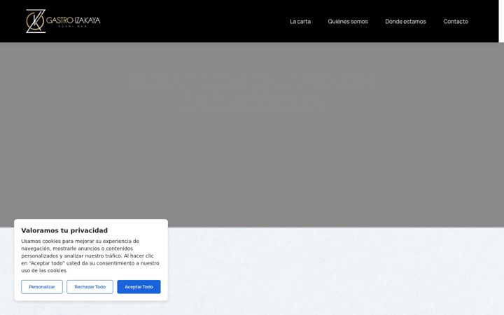 Screenshot of gastroizakaya.com