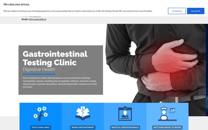 Screenshot of gastrolife.ie