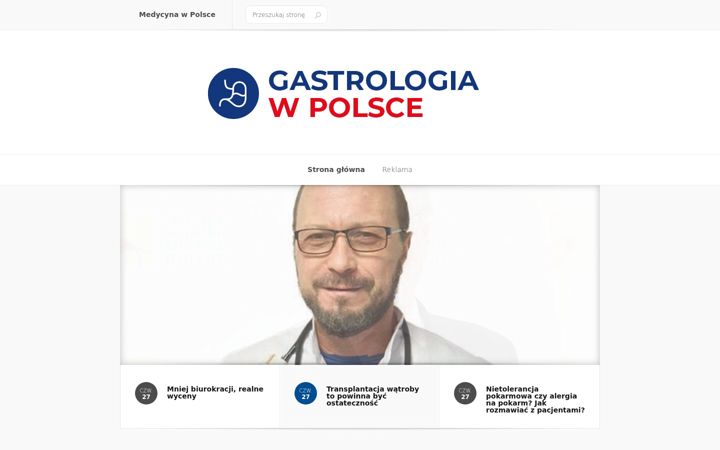 Screenshot of gastrologiawpolsce.pl