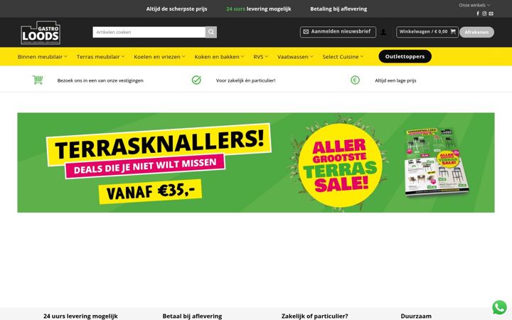 Screenshot of gastroloods.nl