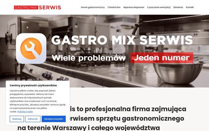 Screenshot of gastromix-serwis.pl