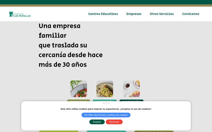 Screenshot of gastronomialasmurallas.net