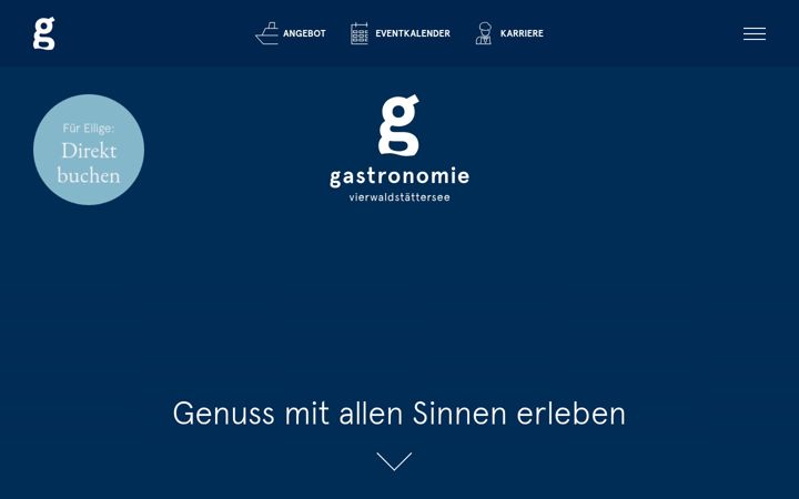 Screenshot of gastronomie-vierwaldstaettersee.ch