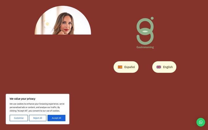Screenshot of gastronomingconmarta.com