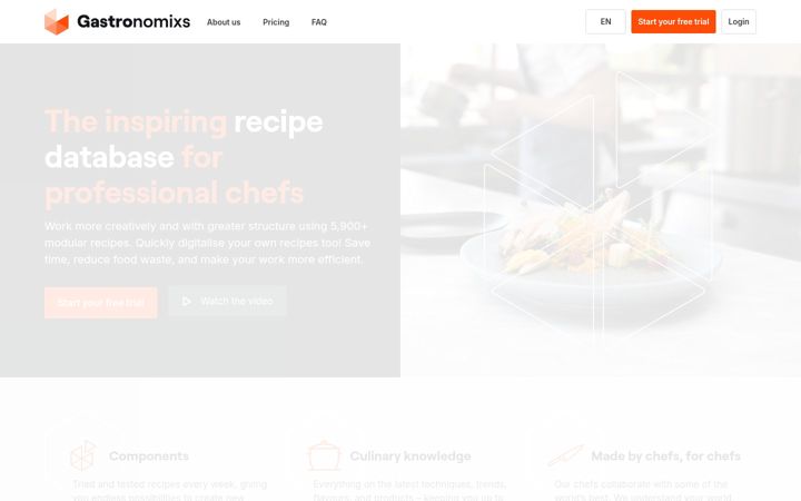 Screenshot of gastronomixs.com