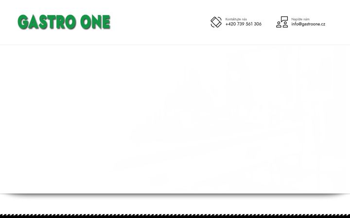 Screenshot of gastroone.cz
