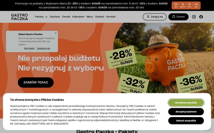 Screenshot of gastropaczka.pl