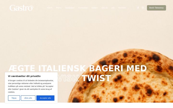 Screenshot of gastropizza.dk