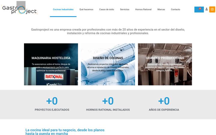 Screenshot of gastroproject.com