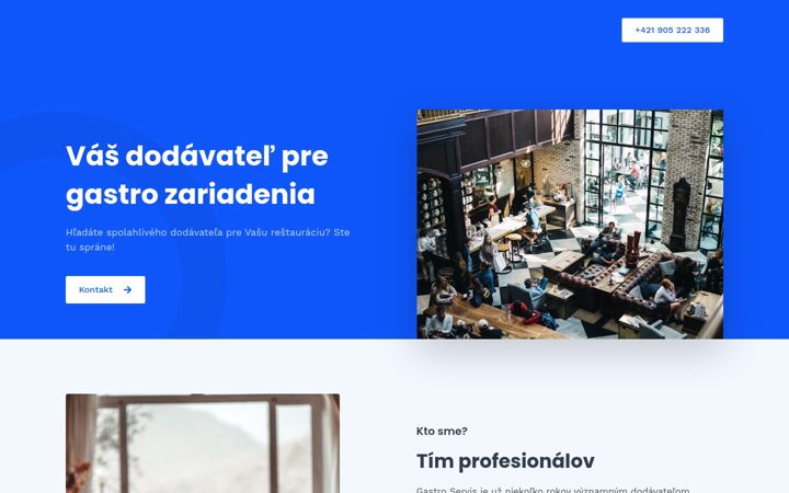 Screenshot of gastroservistrencin.sk