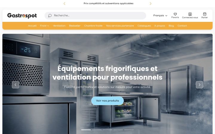 Screenshot of gastrospot.ch