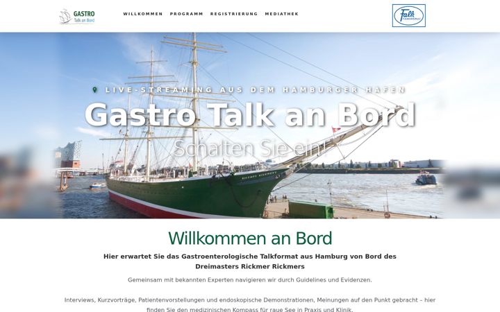 Screenshot of gastrotalkanbord.de