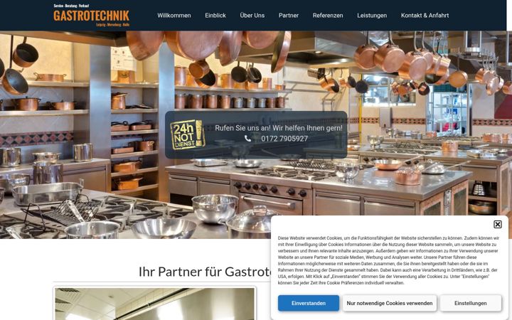 Screenshot of gastrotechnikleipzig.de
