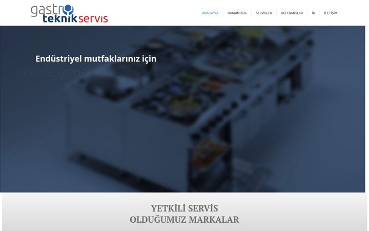 Screenshot of gastroteknikservis.com